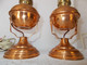 Delcampe - Vintage  Kupfer Tischlampen, Wandlampen, Wandleuchter. - Coppers