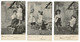 Lot 3 X CPA Carte Fantaisie Enfants Children Old Postcards Silverdust - Collections, Lots & Séries