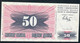 BOSNIA HERZÉGOVINA  P12 50 DINARA  1992 #BE       UNC. - Bosnien-Herzegowina