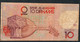 MOROCCO P63a 10 DIRHAMS 1987 #56        FINE - Marocco