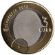 SVX00312.1 - SLOVENIE - 3 Euros 100 Ans Médaillé Olympique Rudolf Cvetko - 2012 - Eslovenia