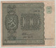 FINLAND   100 Markkaa   P88a   1945    Litt.  B    Arms + Woman With Lion  On Back - Finnland