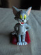 Delcampe - Vintage - Couple De Figurines Tom Et Jerry Sur Leurs Coussins - Other & Unclassified