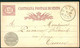 CLH382 -  CARTOLINA POSTALE DI STATO CENTESIMI 0,10 -  STORIA POSTALE 1878 DA AOSTA A TORINO INTERO POSTALE - Postwaardestukken