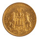 Allemagne-Ville Libre DHambourg 20 Mark 1894 Hambourg - 5, 10 & 20 Mark Oro