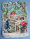 CHROMO DÉCOUPI  ENFANTS GOUTER POMMES TABLE CHIEN - Enfants