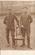 CPA - Militaria - Carte Photo  - Identification Lemoine Enrike - Envoyé à Eure Et Loire - Deux Soldat - Personnages