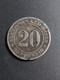 RARE.20 PFENNING.1890 J - 20 Pfennig