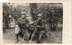 CPA - Militaria - Carte Photo  - Deux Soldats Avec Mitrailleuse - Casque - Characters