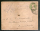 India 1921 KGV ½ An O/p ONE ANNA Used Envelope Jain-E27 # 7617 - Enveloppes