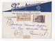 Enveloppe Publicitaire 1953, Glacerie Parisienne, Paris, En Recommandé. - 1921-1960: Periodo Moderno