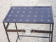 *TABLE D'APPOINT En METAL PEINT Plateau à Décor De SOLEILS Dorés JUS GRENIER  E - Tables & Pedestals