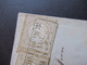 Delcampe - DR 1873 Großer Brustschild MiF Nr.22 (2) U. Nr.20 (kleines Format) Paketbegleitbrief Ra3 Schneidemühl Stadt - Margonin - Covers & Documents