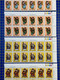 REPUBLIC OF CHINA/TAIWAN GODS OF LONGEVITY SET OF 4 X 12 SETS IN CORNER BLOCK  UM MINT VERY FINE - Collections, Lots & Series