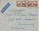 1937 - ALGERIE - 1°LIAISON AERIENNE ALGERIE à MADAGASCAR Via STANLEYVILLE ! - ENVELOPPE => TANANARIVE - Covers & Documents