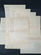 Lot De 9 Anciens Courriers Factures Ferronnerie D'Art JOBARD RIGAUT à Chaumont (Haute Marne) Pour Château D'Orquevaux - Other & Unclassified