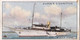 Yachts & Motor Boats 1931 - 35 The Queen Anne  - Ogdens  Cigarette Card - Original  - Ships - Sealife - Ogden's