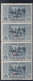 1932 Giuseppe Garibaldi Blocco Di 4 Valori Sass. 20 MNH** Cv 280 - Egée (Caso)