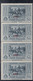 1932 Giuseppe Garibaldi Blocco Di 4 Valori Sass. 20 MNH** Cv 280 - Aegean (Caso)