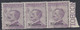 1912 Blocco Di 3 Valoie Sass. 7 MNH** Cv 37.5 - Ägäis (Nisiro)