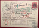 FRANKFURT MAIN1909 Germania Mi 93 I GUSTAV ROTHSCHILD Paketkarte>Nyon Schweiz (colis Postal Brief Deutsches Reich Lettre - Brieven En Documenten