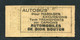 Ticket De Bus Cherbourg Et Sa Région Vers 1920 "SAM - Société Automobile De La Manche / Cinq Sections / 5 Frs -> 6 Frs" - Europa