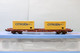 Jouef - Wagon PORTE-CONTENEUR Sgss CITROEN SNCF Ep. IV Réf. HJ6242 Neuf NBO HO 1/87 - Goods Waggons (wagons)