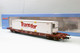 Jouef - Wagon PORTE-CONTENEUR Sgss F-Touax Trans-Fer SNCF Ep. IV Réf. HJ6244 Neuf NBO HO 1/87 - Wagons Marchandises