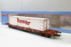 Jouef - Wagon PORTE-CONTENEUR Sgss F-Touax Trans-Fer SNCF Ep. IV Réf. HJ6244 Neuf NBO HO 1/87 - Vagoni Merci