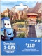 Disneyland Resort,  Anaheim, CA., U.S.A.  Admission Ticket  Card On Its Backer # Dt-165a - Pasaportes Disney