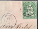 STRUBEL IN EVIAN 1862 HAUTE SAVOIE FRANCE GEBRAUCHT Brief>Bern Via Genéve (Attest Schweiz Suisse Lettre Taxé - Brieven En Documenten