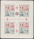 488 Monaco  1949 - Pro Croce Rossa I Foglietti Dentellato E Non Dentellato N. 3+n.d. Cat. € 1010,00. SPLMNH - Blocs