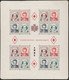 489 Monaco  1949 - Pro Croce Rossa I Foglietti Dentellato E Non Dentellato Con Soprastampa Dei Nuovi Valori N. 4A/4B.MNH - Blocs