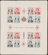 489 Monaco  1949 - Pro Croce Rossa I Foglietti Dentellato E Non Dentellato Con Soprastampa Dei Nuovi Valori N. 4A/4B.MNH - Blocs