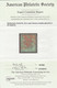 494 -1848 - Ginevra, 5 C. Nero Su Verde Scuro. Aquila Grande, Annullato Col Bollo A Rosetta Di “Ginevra” In Rosso N. 3A. - 1843-1852 Federal & Cantonal Stamps