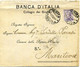 1923 Busta PERFIN, Banca D'Italia B.I., Collegio Dei Sindaci, Per Mantova - Storia Postale