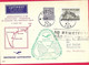 FINLAND - EROFFNUNSFLUG LUFTHANSA LH500 FROM HAMBURG TO SAO PAULO *15.VIII.1956" ON OFFICIAL CARD - Lettres & Documents