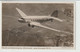 Vintage Rppc KLM K.L.M Royal Dutch Airlines Douglas Dc-3 Named "Wielewaal" Aircraft - 1919-1938: Entre Guerres