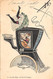 Delcampe - Illustrateur : Elégante Femme Cochère Bourgeoise Séduisant Un Homme Dans Un Cab. Suite De 4 Cartes      (voir Scan) - 1900-1949