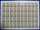 REPUBLIC OF CHINA/TAIWAN "MADAME CHIANG KAI-SHEK'S LANDSCAPE PAINTING STAMPS" SET OF 10, IN FOLDED SHEET OF 50 SETS - Collections, Lots & Series