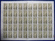 REPUBLIC OF CHINA/TAIWAN "MADAME CHIANG KAI-SHEK'S LANDSCAPE PAINTING STAMPS" SET OF 10, IN FOLDED SHEET OF 50 SETS - Colecciones & Series