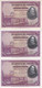 TRIO CORRELATIVO DE 50 PTAS DE 1928 DE VELAZQUEZ SERIE D EN CALIDAD EBC (XF) (BANKNOTE) - 50 Pesetas