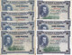 SERIE COMPLETA DE 7 BILLETES DE 100 PESETAS DEL AÑO 1925 CON TODAS LAS SERIES: SS-A-B-C-D-E-F  (BANKNOTE) - 100 Pesetas