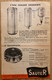 SAUTER - Document Ancien Pub Publicité Illustré De La Marque - Electro Menager - Advertising