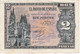 BILLETE DE ESPAÑA DE 2 PTAS  DEL AÑO 1938 SERIE A CALIDAD MBC (VF) (BANKNOTE) - 1-2 Pesetas
