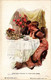 PC ARTIST SIGNED, HARRISON FISHER, THE FIRST EVENING, Vintage Postcard (b45195) - Fisher, Harrison