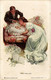 PC ARTIST SIGNED, HARRISON FISHER, THEIR NEW LOVE, Vintage Postcard (b45222) - Fisher, Harrison