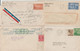C UBA - 1933/1943 - 4 ENVELOPPES De HAVANA => USA - Storia Postale