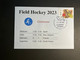 (1 Oø 17) India 2023 World Cup Field Hockey (2 Covers) 13 To 29 Janaury 2023 (with OZ Stamp) - Hockey (sur Gazon)