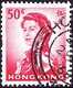 HONG KONG 1962 QEII 50c Scarlet SG203 FU - Used Stamps